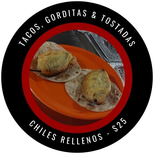 Tacos Mañaneros de Chiles Rellenos