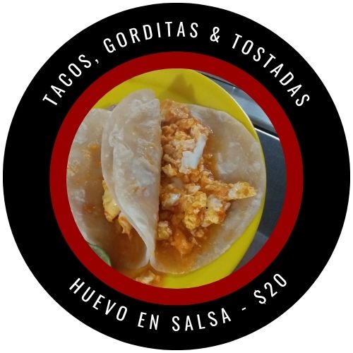 Tacos Mañaneros de Huevo en Salsa