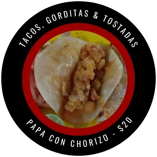 Tacos Mañaneros de Papa con Chorizo